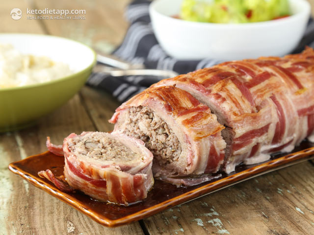 Bacon Wrapped Sausage Stuffed Pork Tenderloin | The ...
