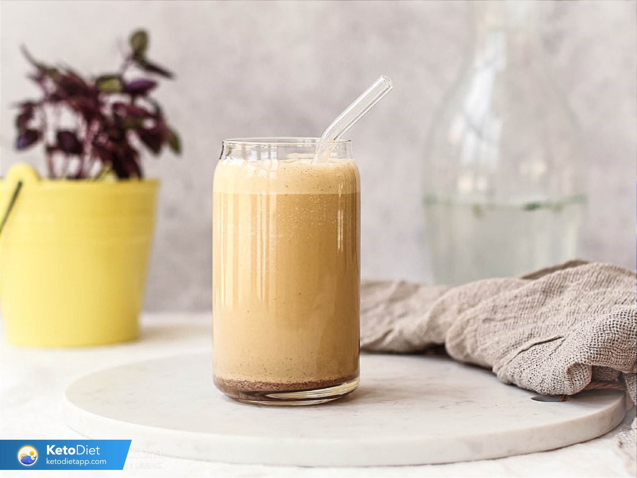 Iced Coffee To Go  Coffee protein smoothie, Protein smoothie