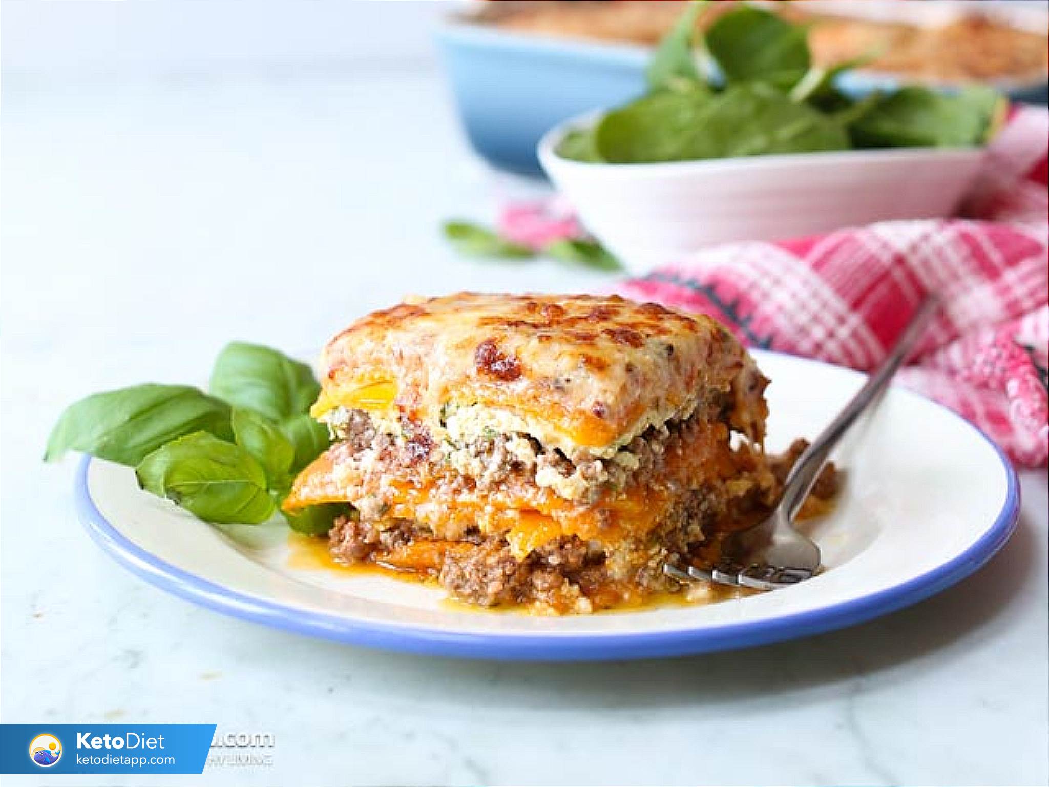 Low-Carb Butternut Squash Lasagna | KetoDiet Blog