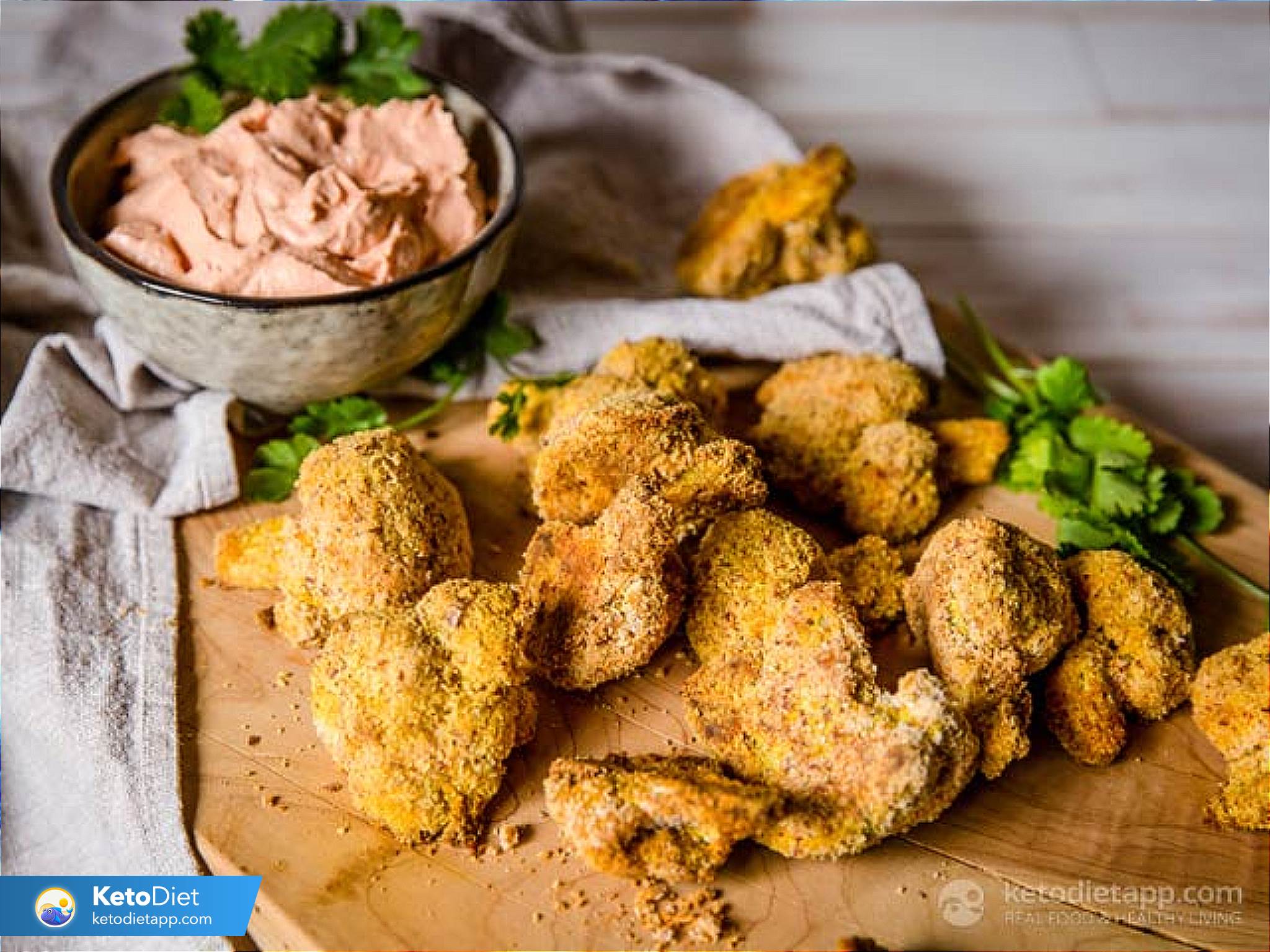 Low-Carb Golden Crumbed Cauliflower