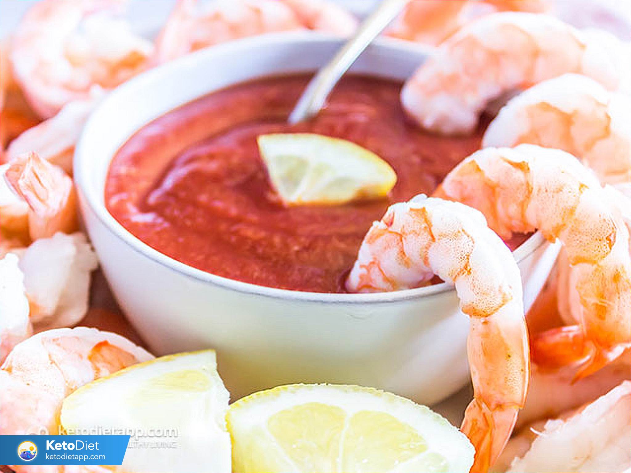 Shrimp Cocktail w/ Keto Cocktail Sauce - Culinary Lion